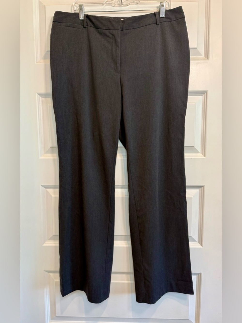 Liz Claiborne Charcoal Straight Leg Dress Pants size 16